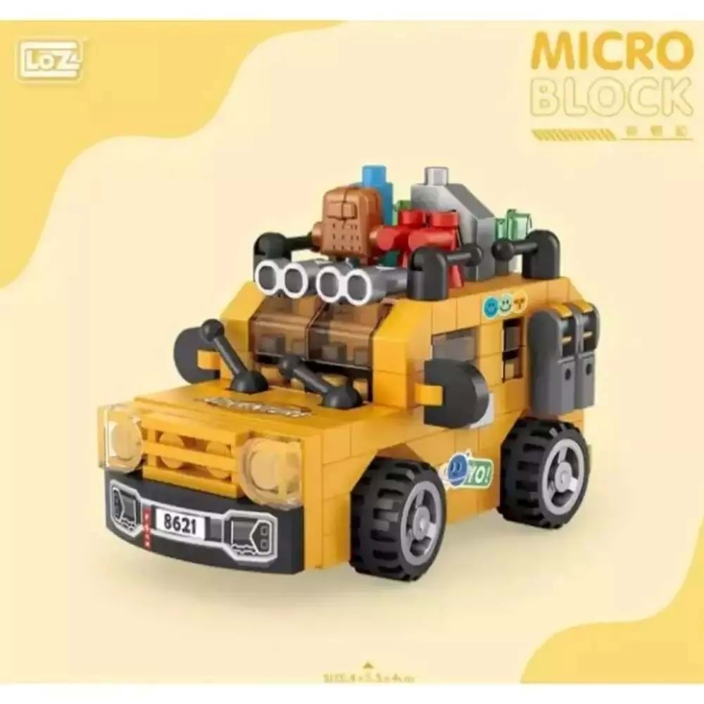 LZ8621 Loz Araba Blok Seti Mini Poşet -Vagon Life