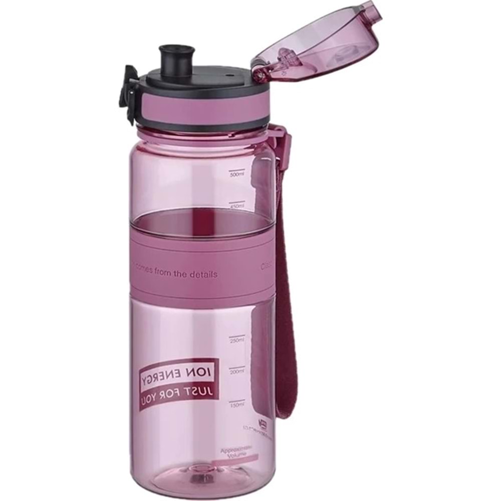 Uzspace Matara Tritan 500 Ml Plum Red Vgn5025