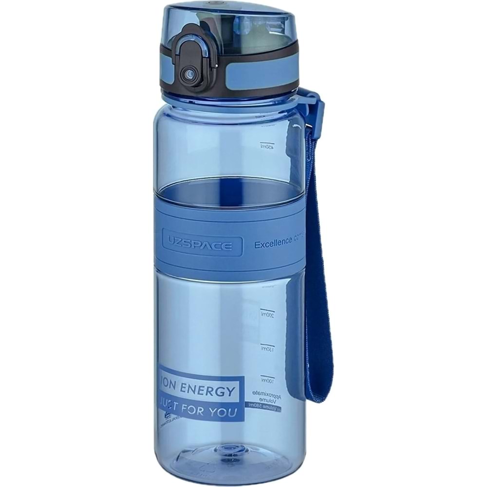 Uzspace 500ml Orta Boy Silikon Gövde Tritan Su Matarasıı