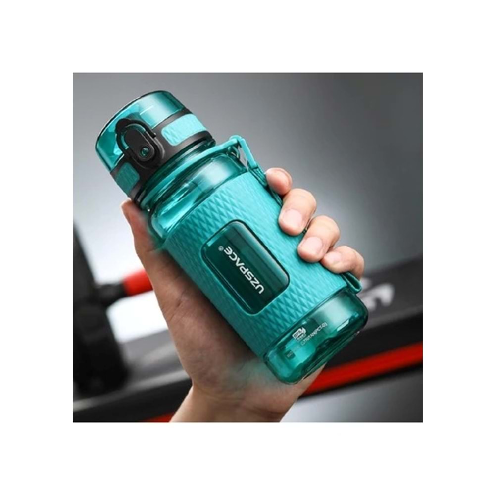 Uzspace F 400ml Çocuk Tritan Su Matarası Silikon Korumalı Kaydırmaz Gövde