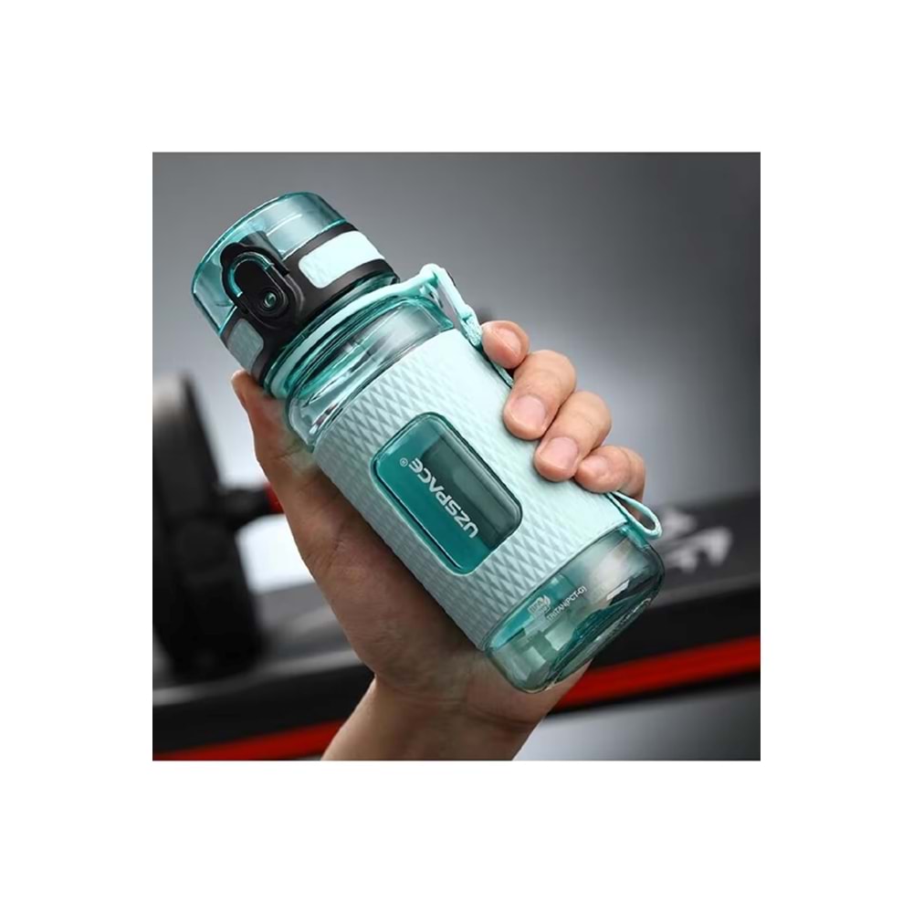 Uzspace Ff 400ml Çocuk Tritan Su Matarası Silikon Korumalı Kaydırmaz Gövde
