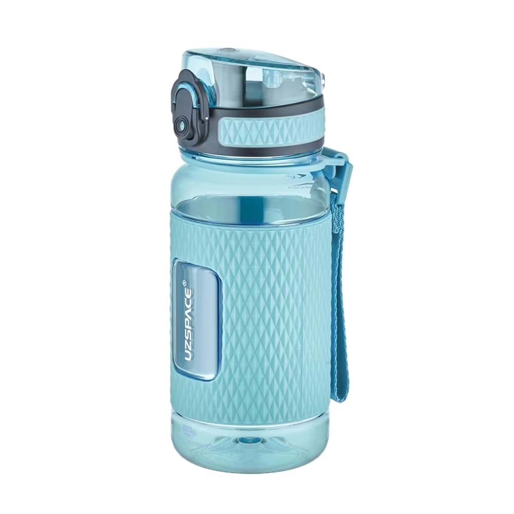 Uzspace Ff 400ml Çocuk Tritan Su Matarası Silikon Korumalı Kaydırmaz Gövde