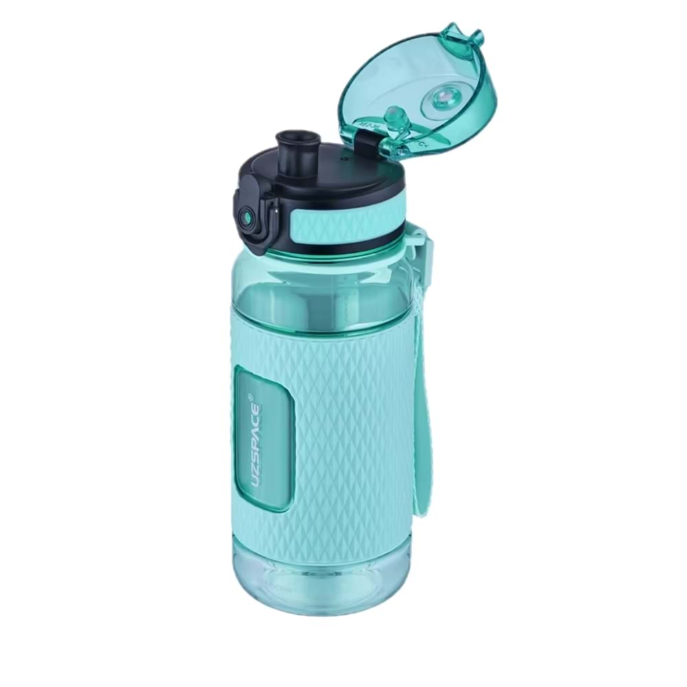 Uzspace Ff 400ml Çocuk Tritan Su Matarası Silikon Korumalı Kaydırmaz Gövde