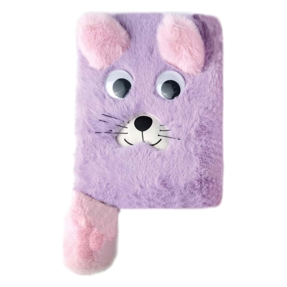 Peluş Hatıra Defteri Lila