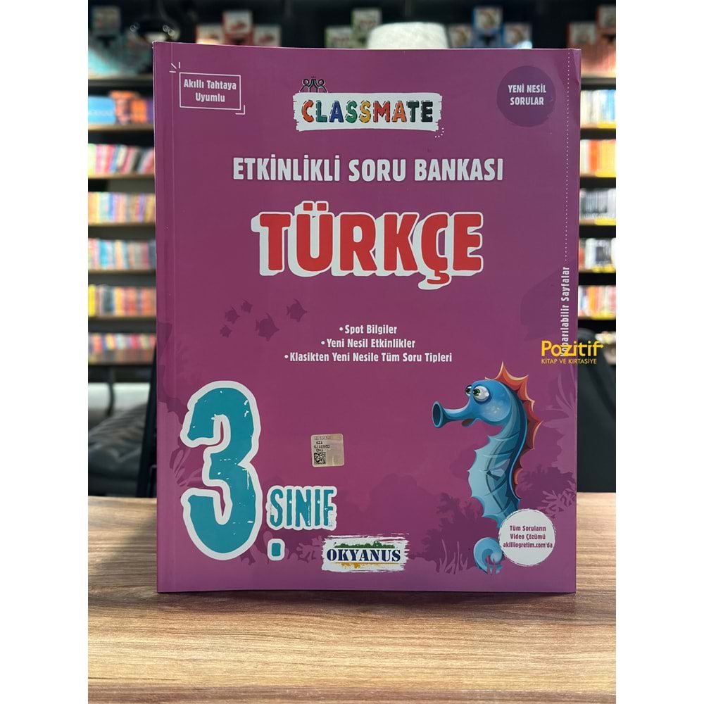 3. Sınıf Classmate Türkçe Etkinlikli Soru Bankası