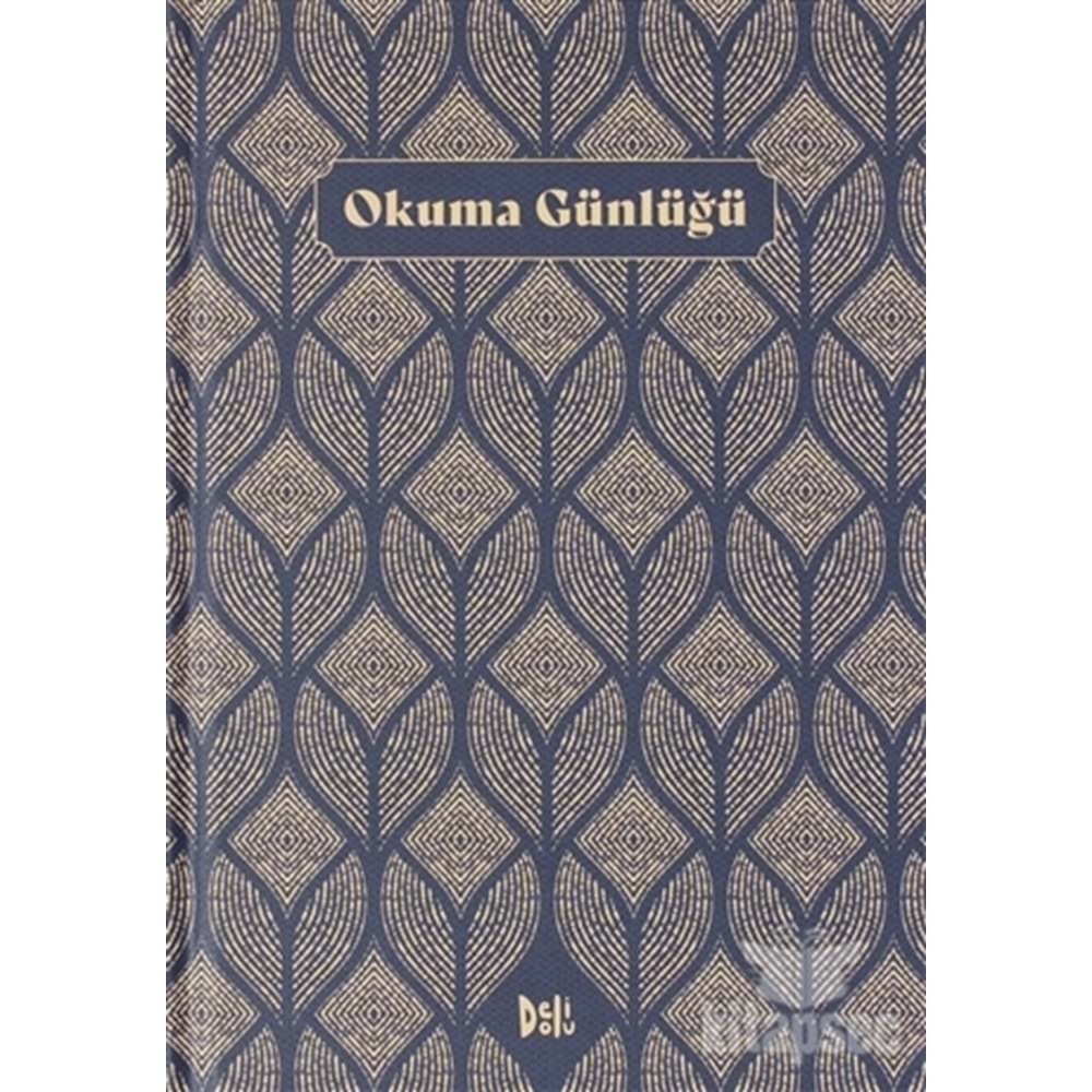 Okuma Günlüğü (Motifli-Lacivert)