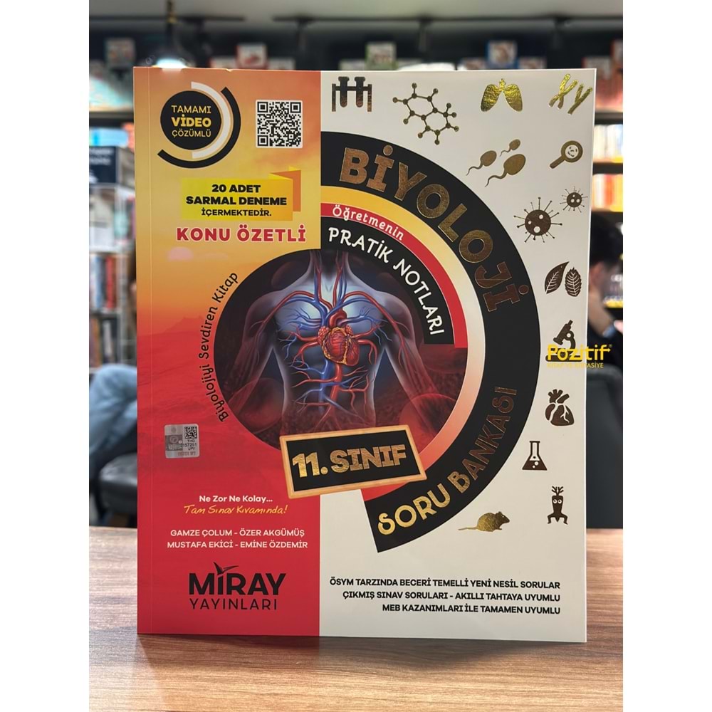 Miray 11 Sınıf Biyoloji Soru Bankası