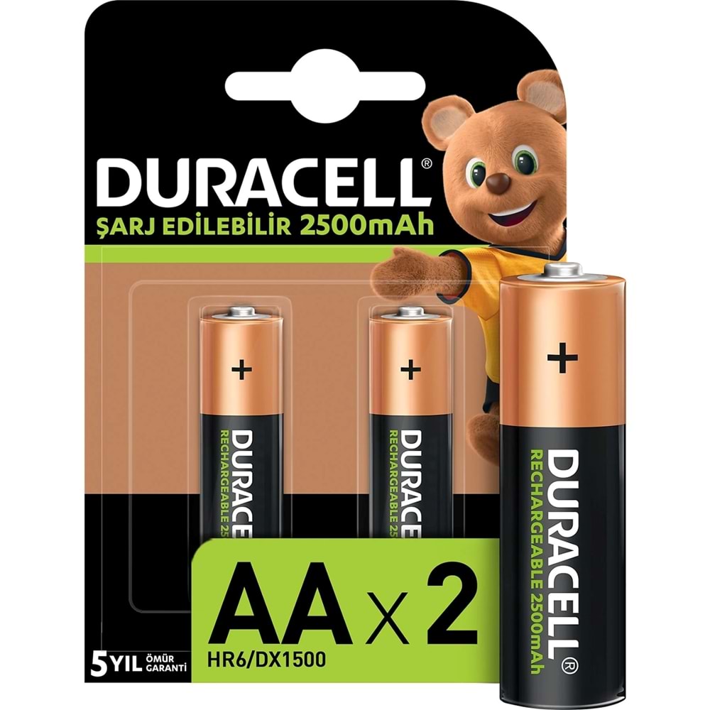 Duracell Pil Şarjlı Aa Kalem 2 Li