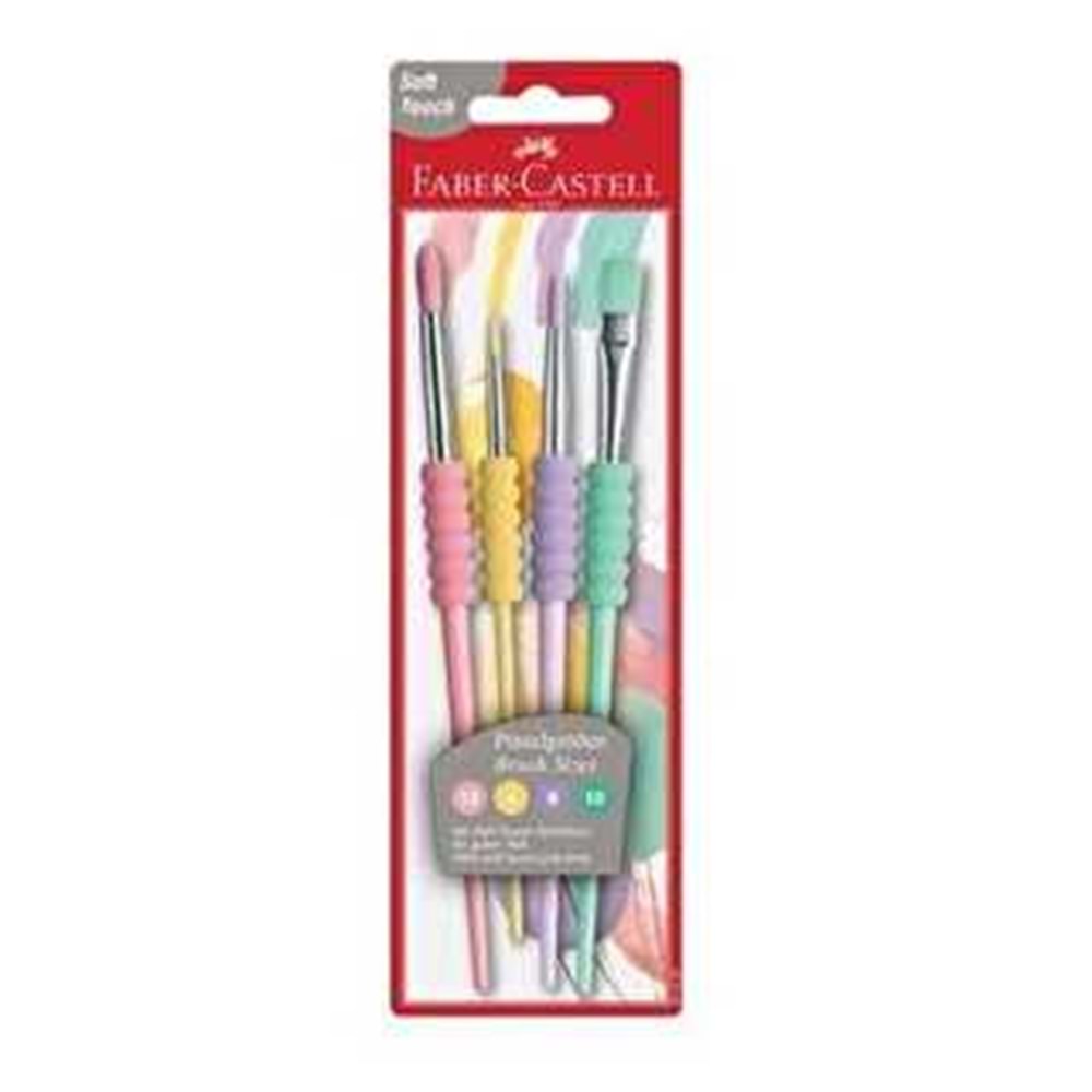 Faber-Castell Soft Touch Fırça Pastel 4 Çeşit