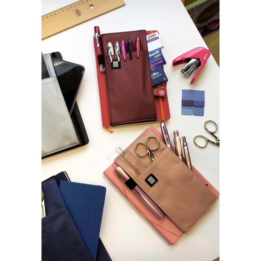 Mınbag Çok Amaçlı Defter Ve Ajanda Çantası Bordo