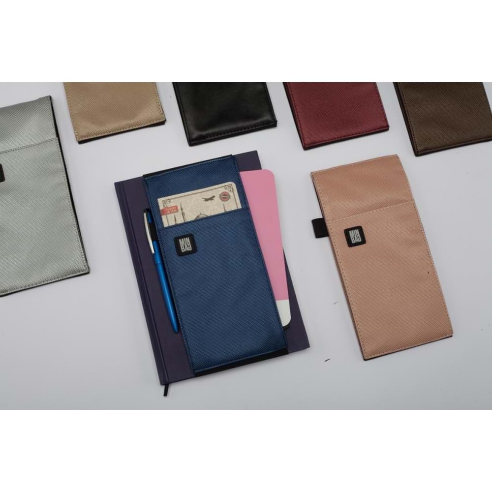 Mınbag Çok Amaçlı Defter Ve Ajanda Çantası Lacivert