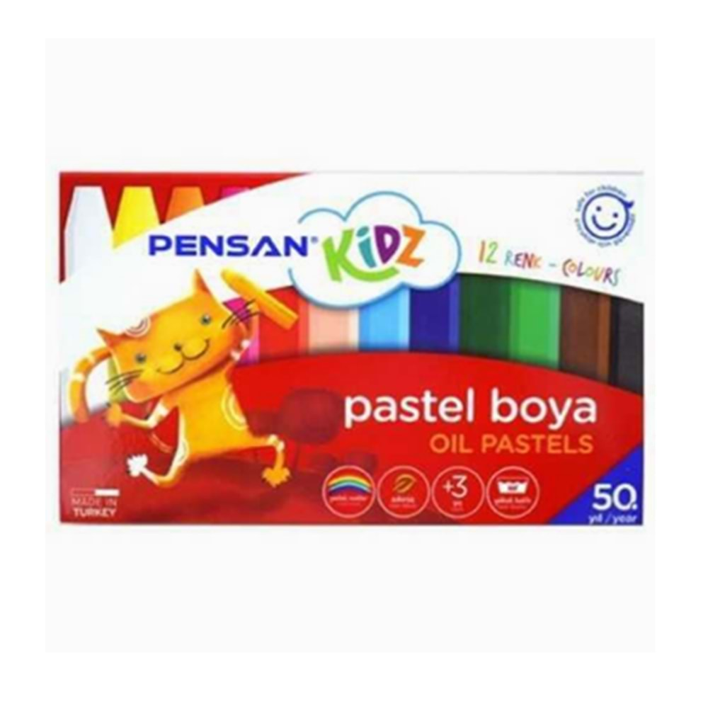 Pensan Kidz Pastel Boya 12 Renk