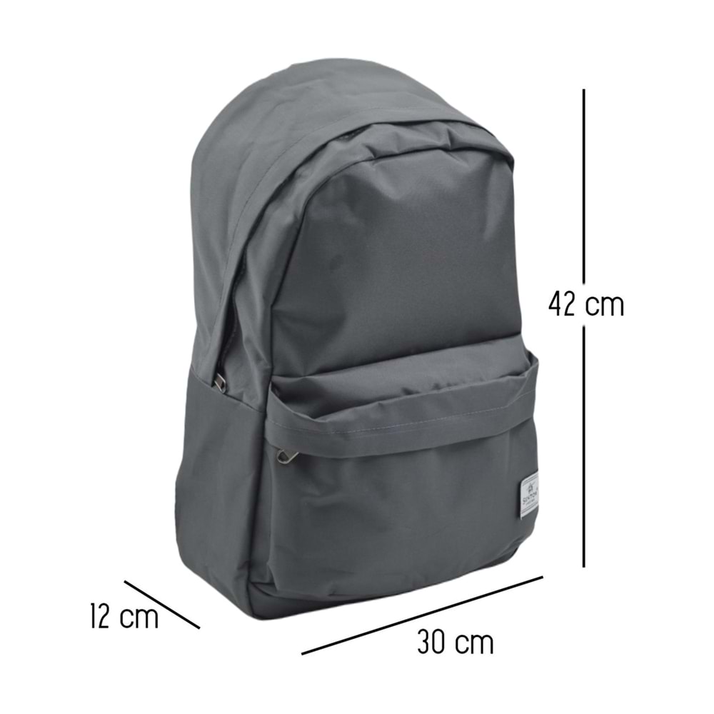 Sentor Oxford Sırt Çantası Gri