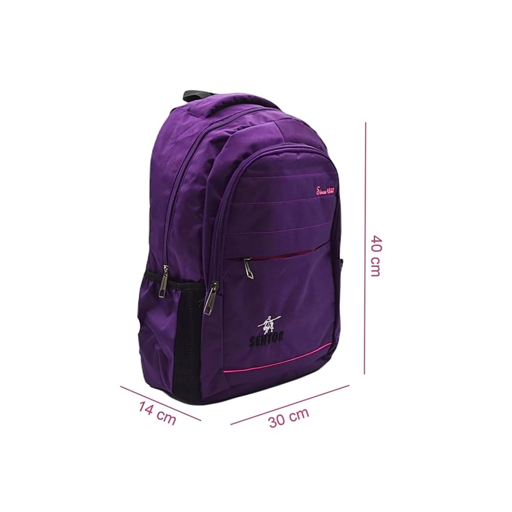 Sentor Oxford Sırt Çantası Mor