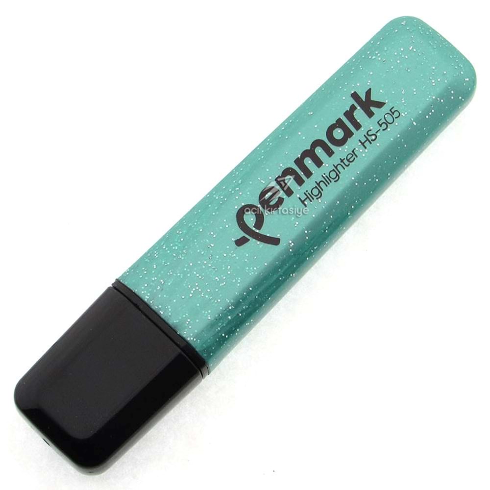 Penmark Metalik Simli Fosforlu Kalem Rose