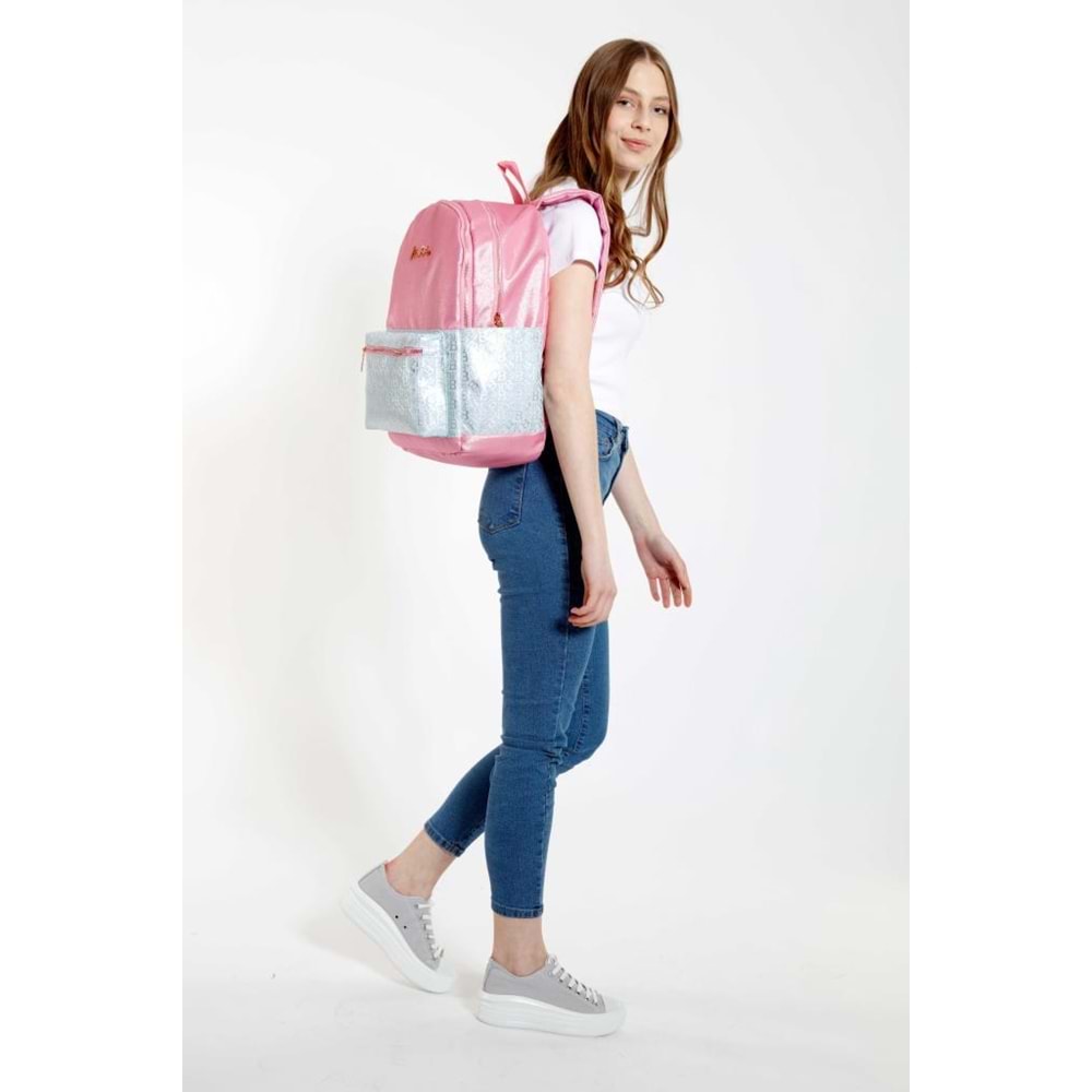 Kaukko Amazing Sırt Çantası B Letter Pembe K1576