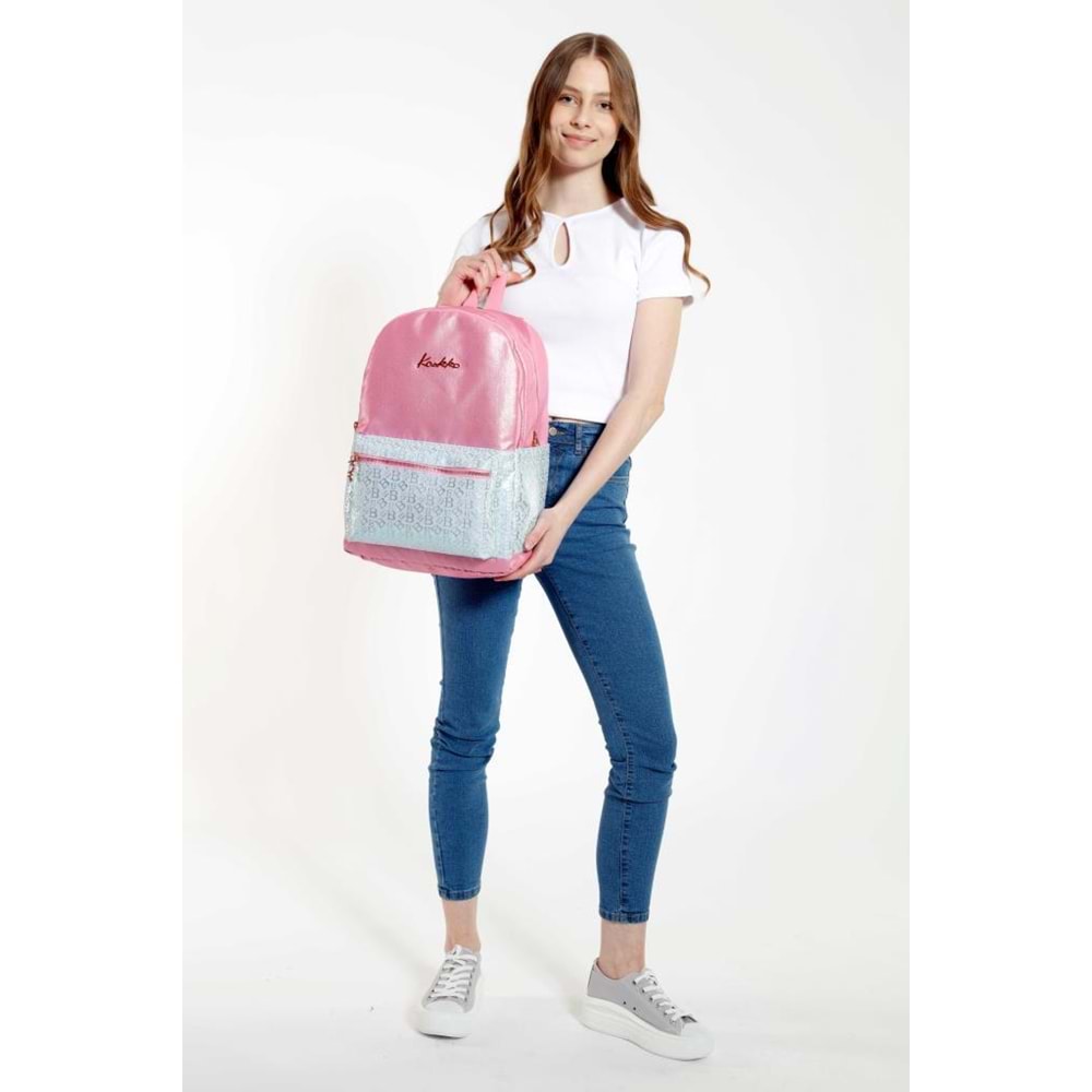 Kaukko Amazing Sırt Çantası B Letter Pembe K1576