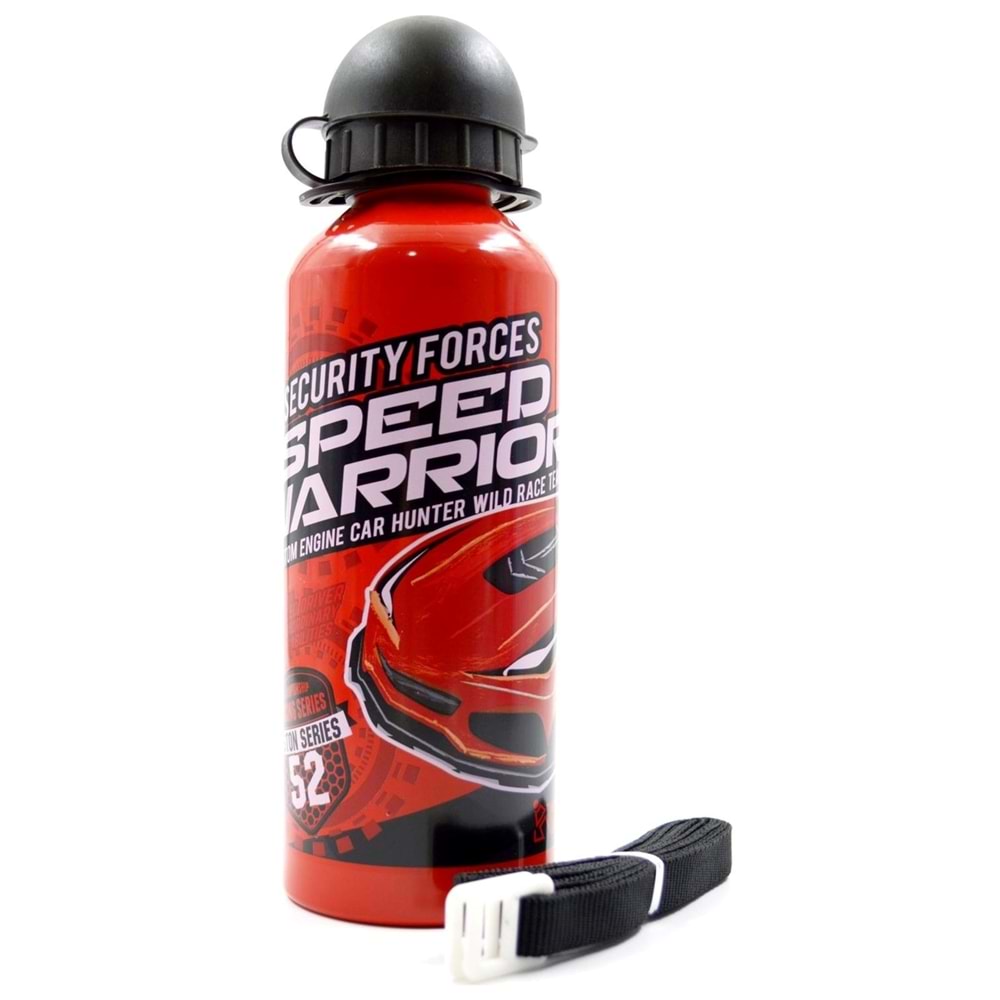 Aliminyum Matara 500 ml Mt-2510 4 Farklı Renk Ve Figürler