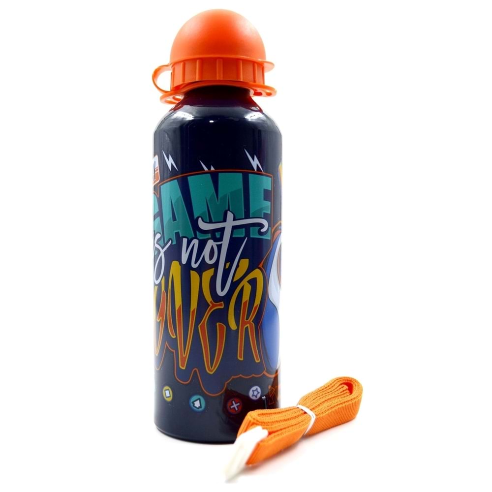 Aliminyum Matara 500 ml Mt-2510 4 Farklı Renk Ve Figürler