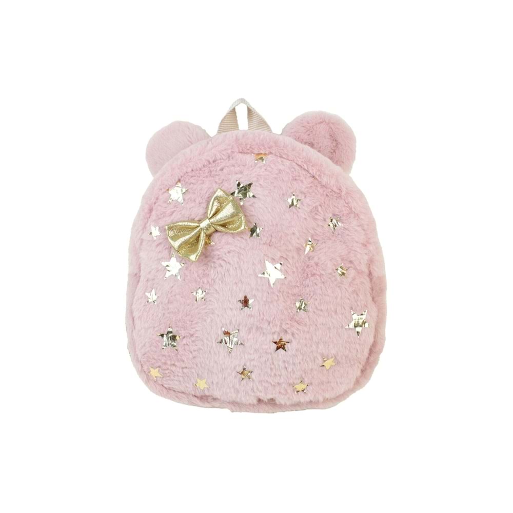 Dolphin Peluş Sırt Çantası - Yaldızlı