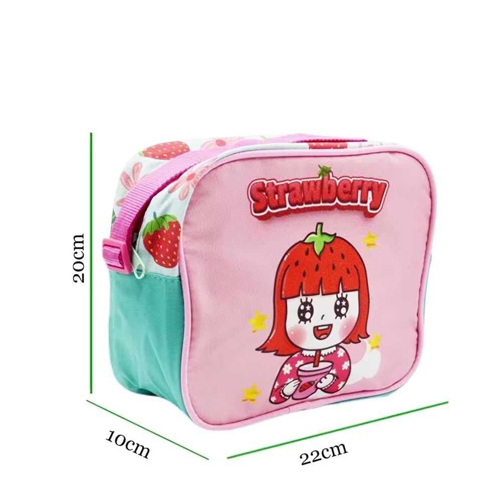 Sentor Snılk23-06K Strawberry Yeşil İlkokul Çantası