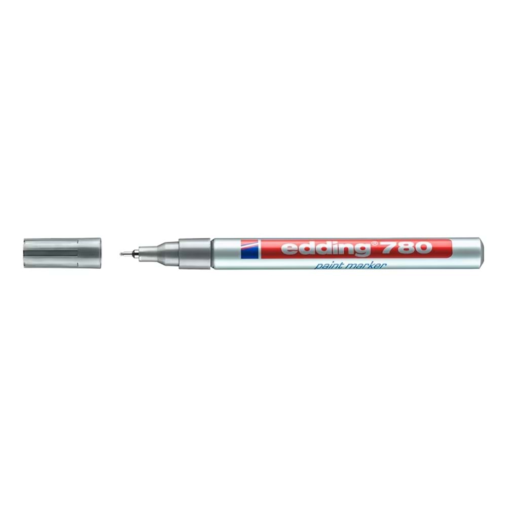 Edding 780 Tam Örtücü Gümüş Boya Kalemi (Paint Marker)