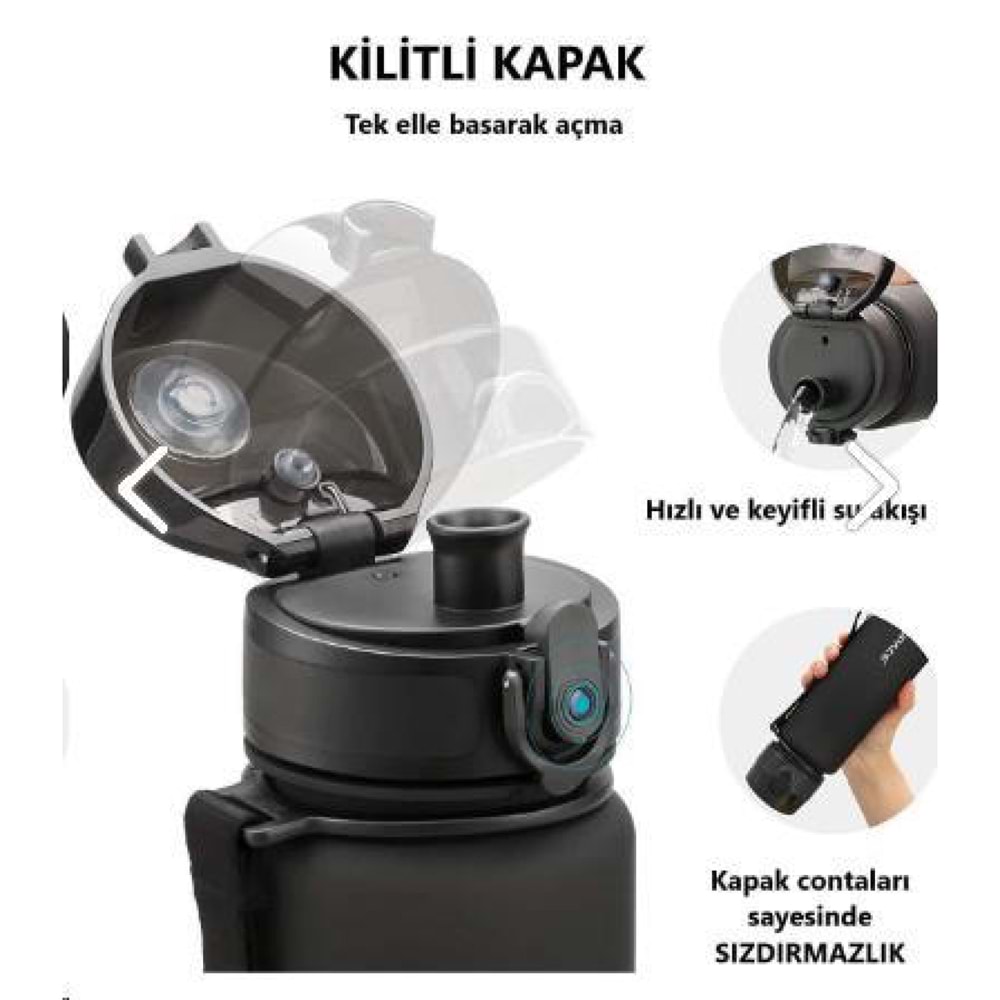 Uzspace 3038 Matara 1000ml Spindrift Blue