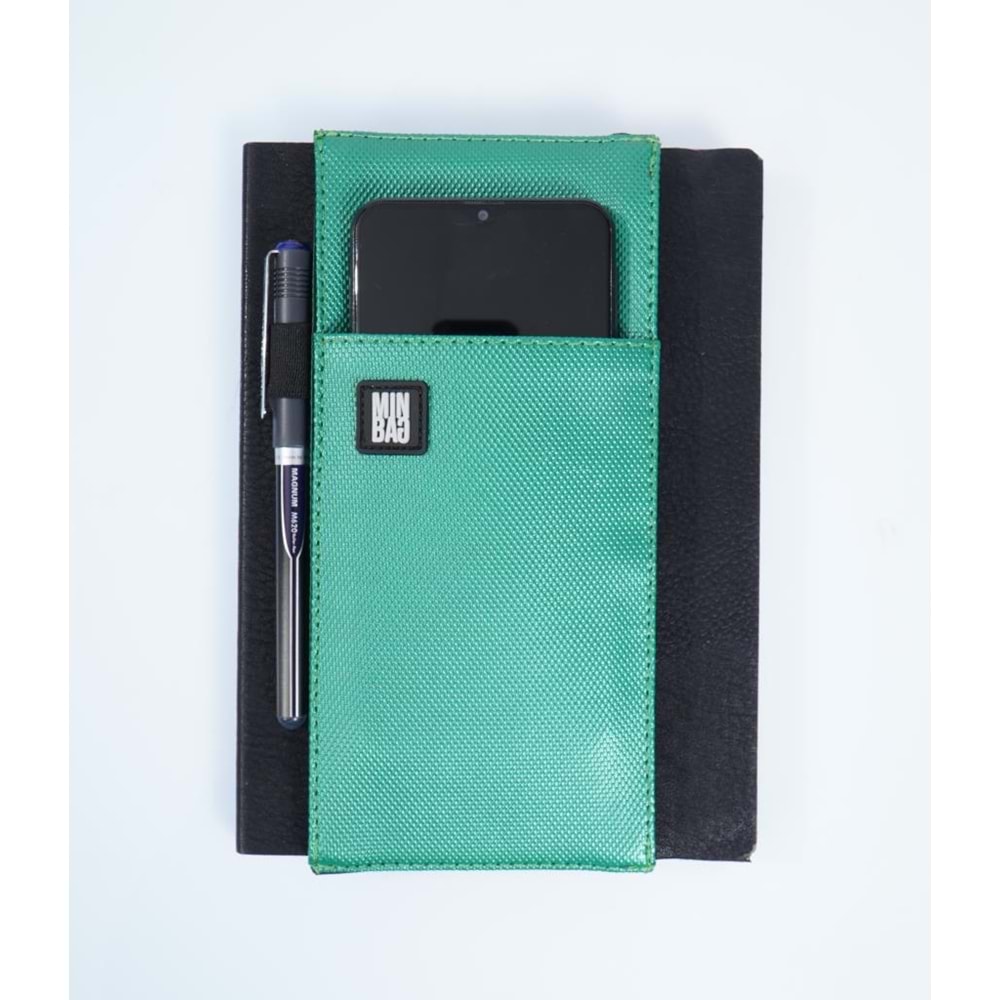 Mınbag Çok Amaçlı Defter Ve Ajanda Çantası Yeşil