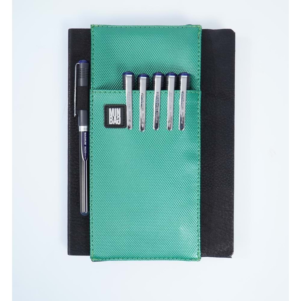 Mınbag Çok Amaçlı Defter Ve Ajanda Çantası Yeşil