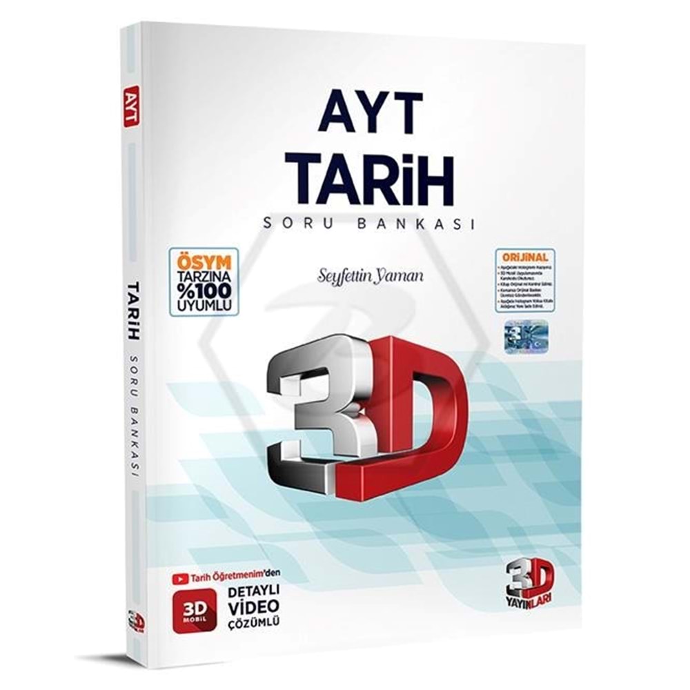 3D Yayınları AYT Tarih Soru Bankası