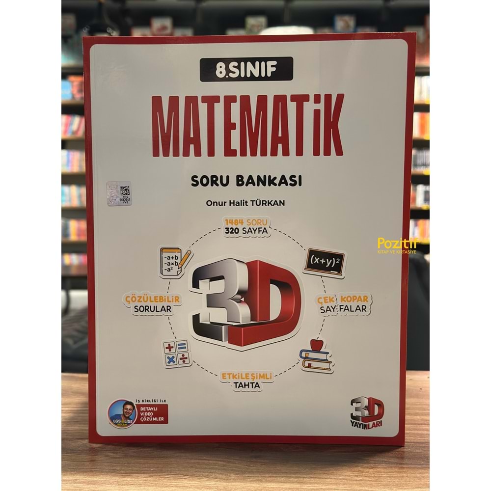 3D yayınları 8. Sınıf Matematik Soru Bankası