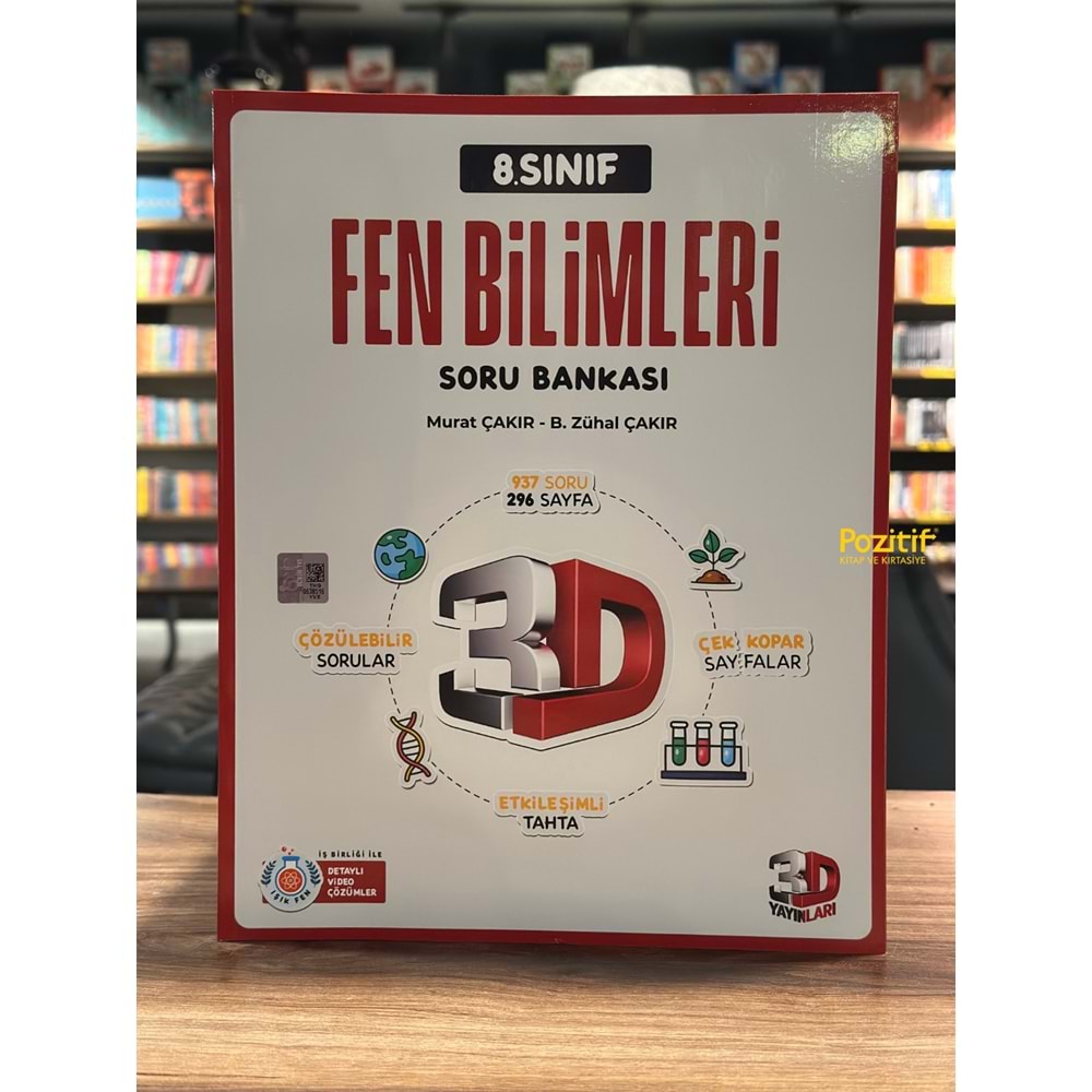 3D Yayınları Fen Bilimleri Soru Bankası