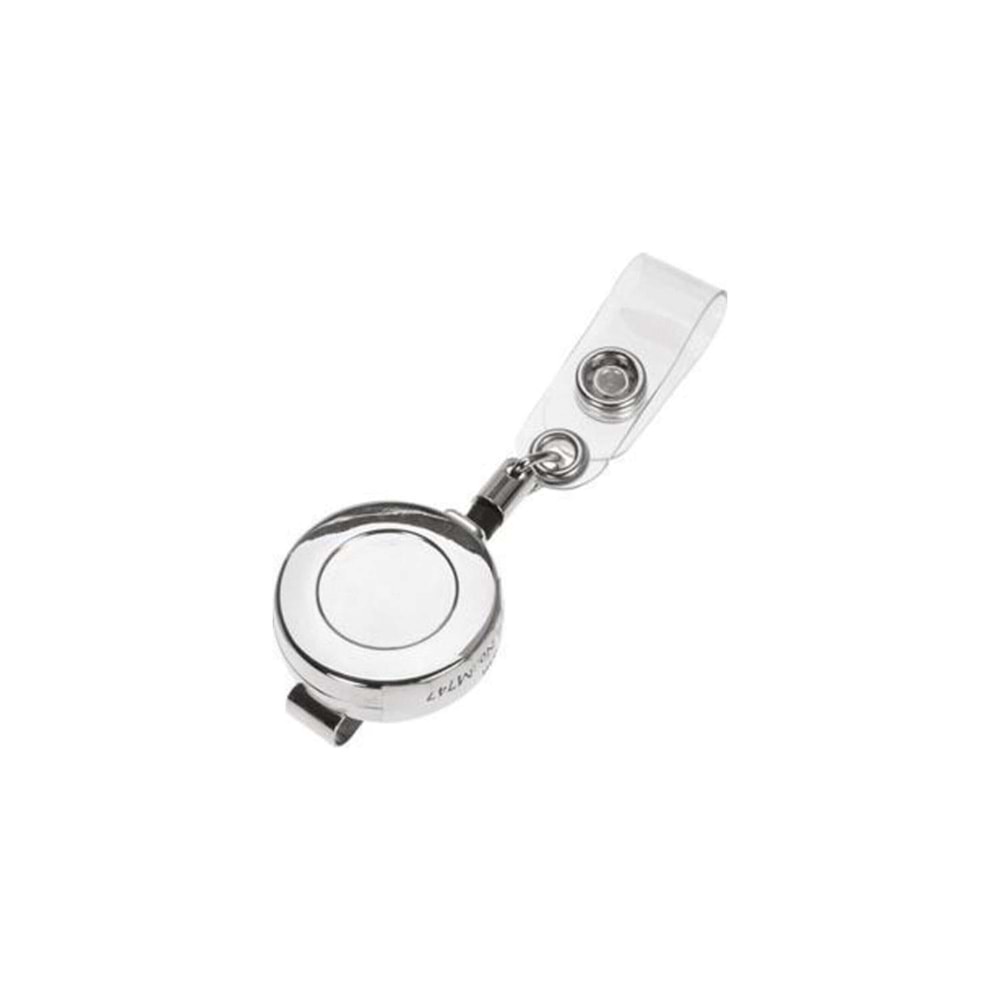 İnox Yoyo Metal Kaplamalı Yaka Kartı Tutacağı Yoyo (1 Adet)