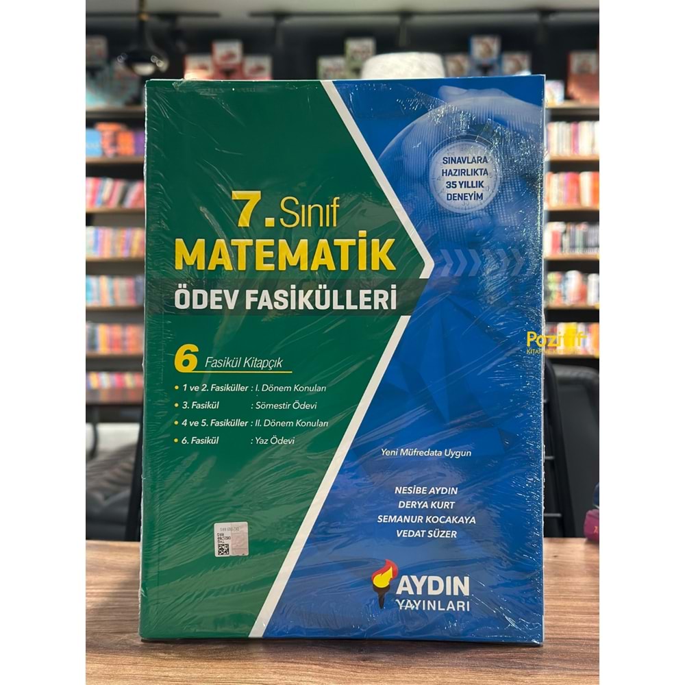 7. Sınıf Matematik Ödev Fasikülleri Aydın Yayınları