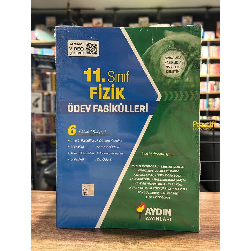 11. Sınıf Fizik Ödev Fasikülleri Aydın Yayınları