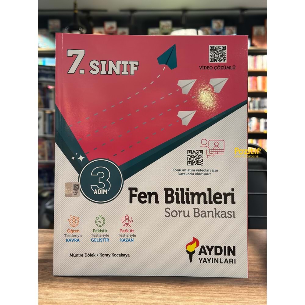 7. Sınıf Fen Bilimleri Soru Bankası Aydın Yayınları