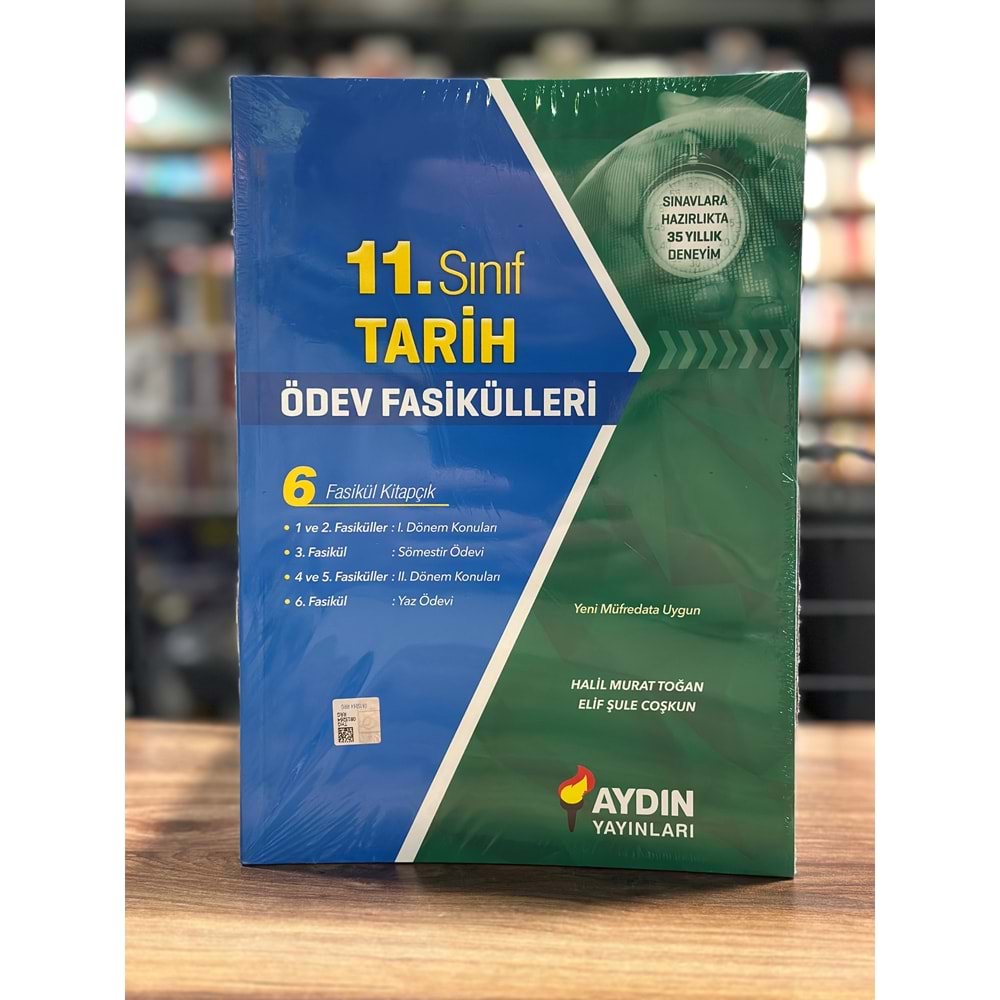 11. Sınıf Tarih Ödev Fasikülleri Aydın Yayınları