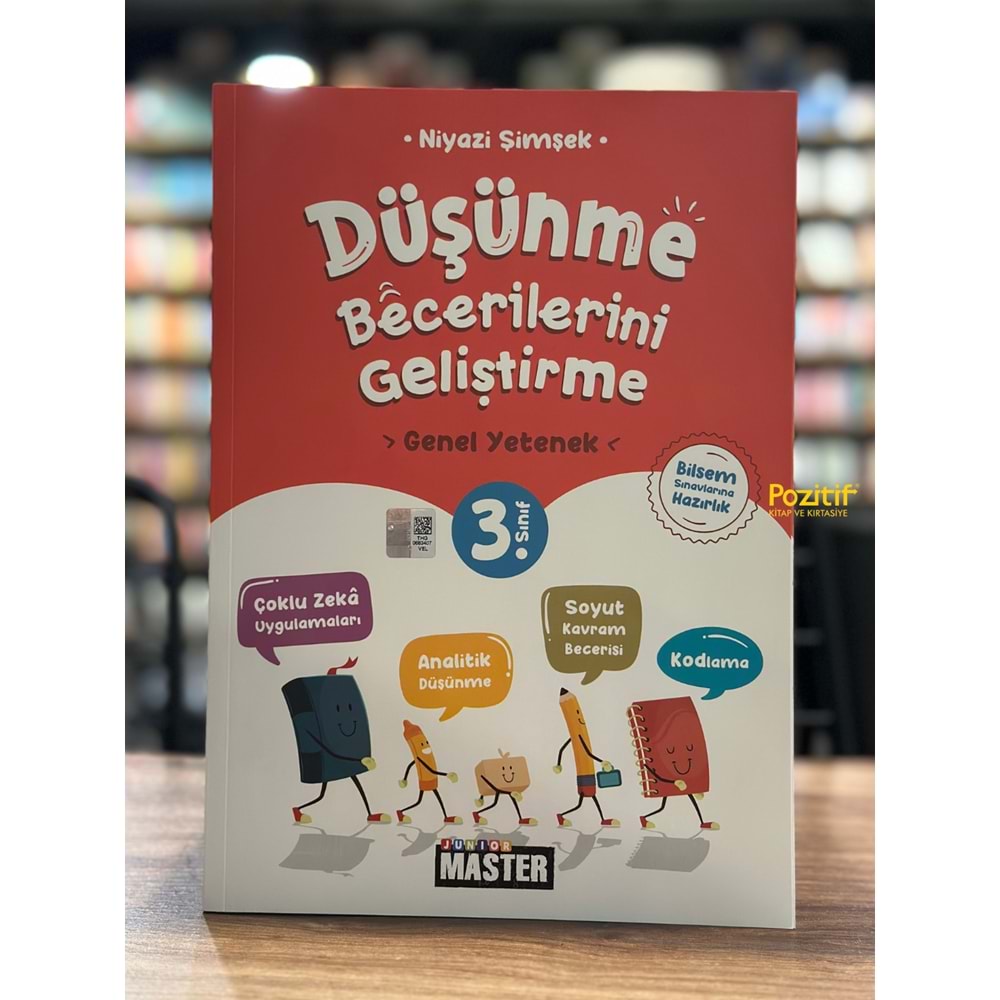 3. Sınıf Junior Master Düşünme Becerilerini Geliştirme Genel Yetenek Okyanus Yayınları