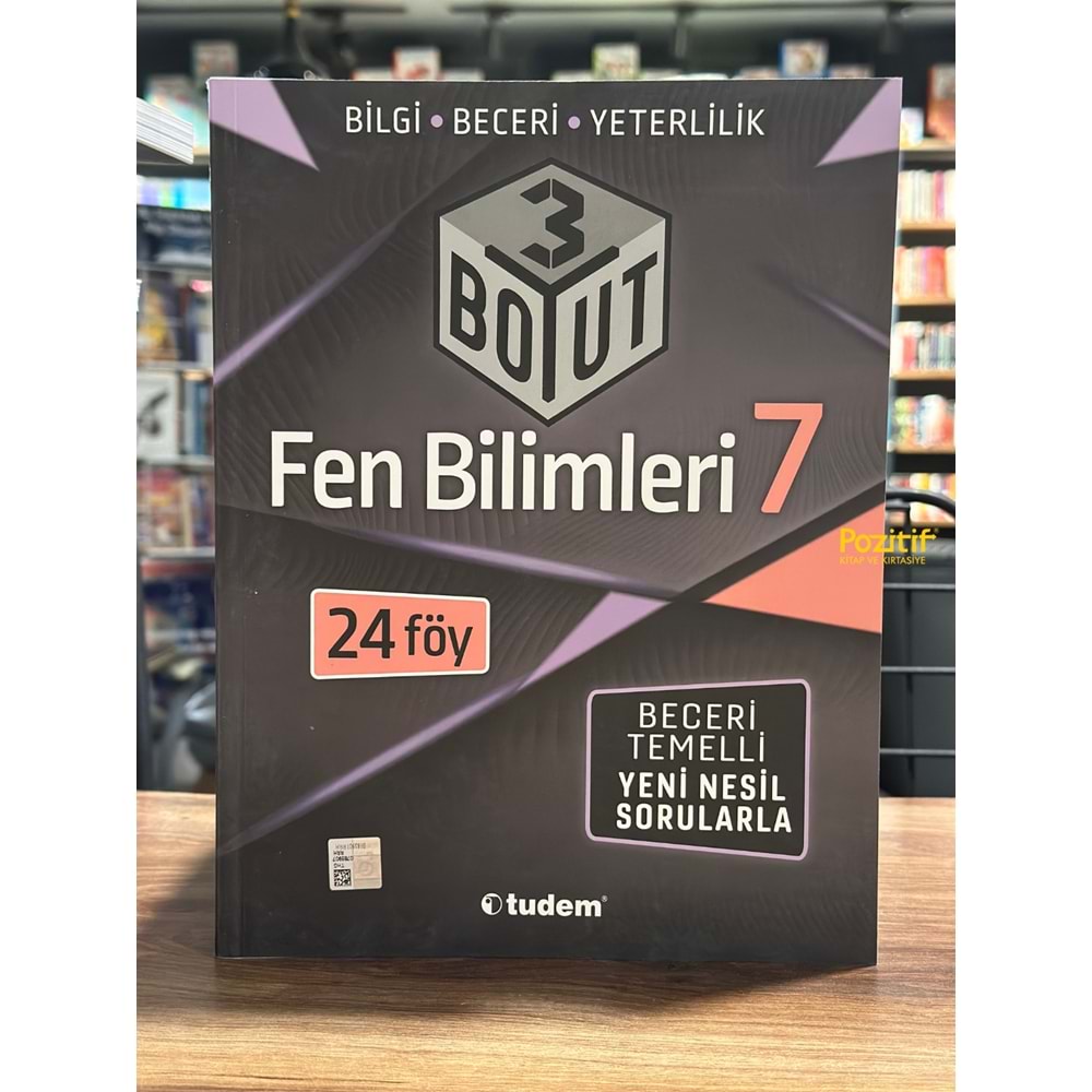 7. Sınıf Fen Bilimleri 3 Boyut Soru Bankası Tudem Eğitim