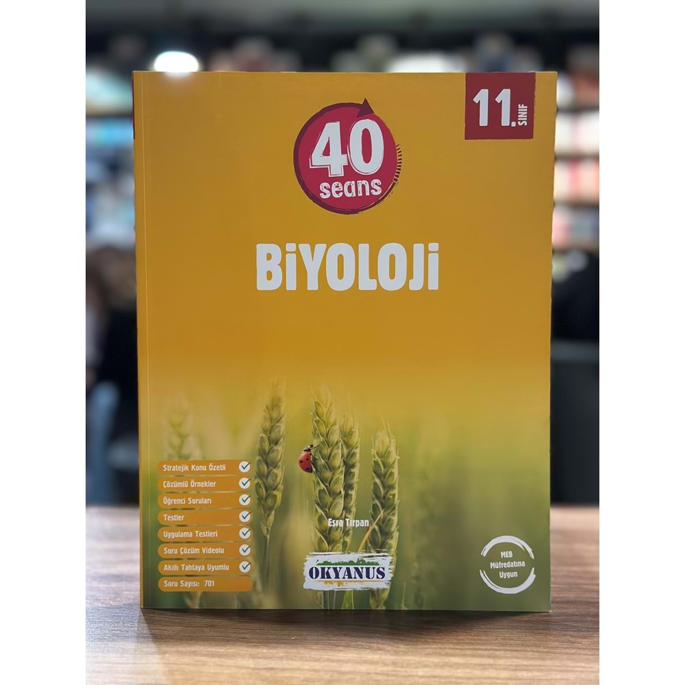 Okyanus Yayınları 11. Sınıf 40 Seans Biyoloji