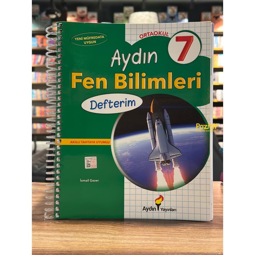 Aydın Yayınları 7. Sınıf Fen Bilimleri Defterim