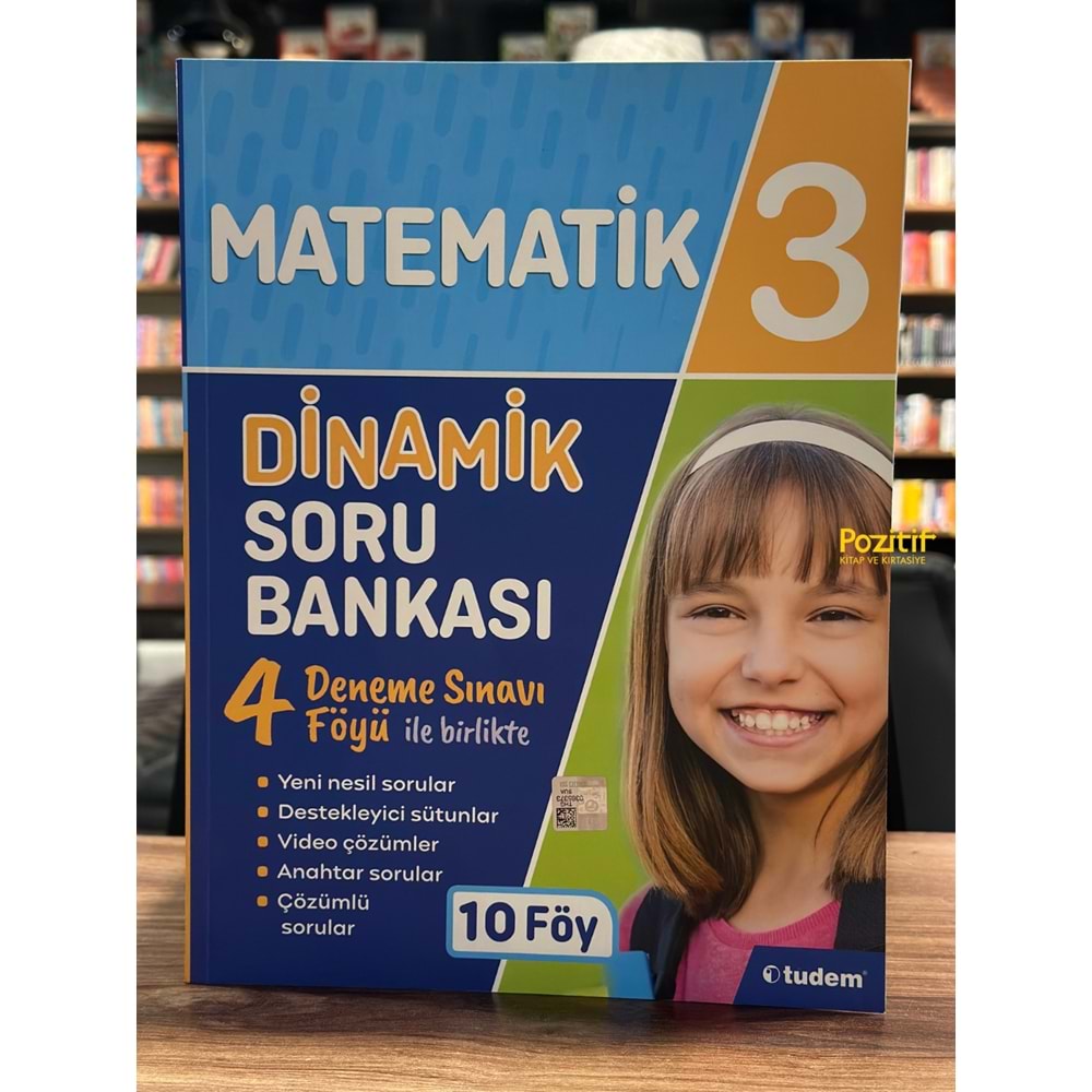 3. Sınıf Matematik Dinamik Soru Bankası Tudem Yayınları