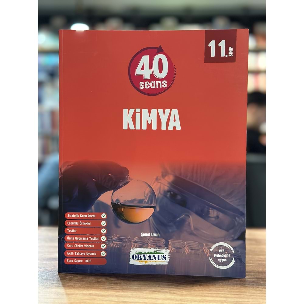 11. Sınıf Kimya 40 Seans Konu Anlatım Okyanus Yayınları