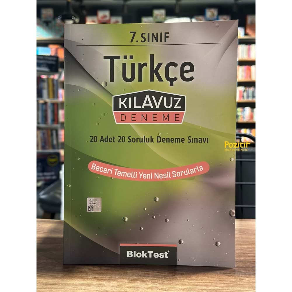 7. Sınıf Türkçe Kılavuz Deneme Blok Test Yayınları