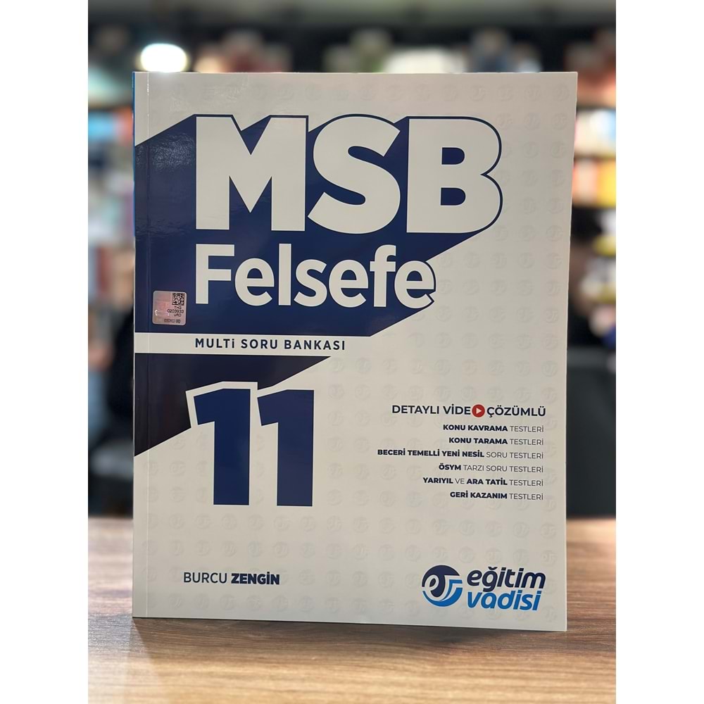 11.SINIF FELSEFE MULTİ S B MBS / EĞİTİM VADİSİ