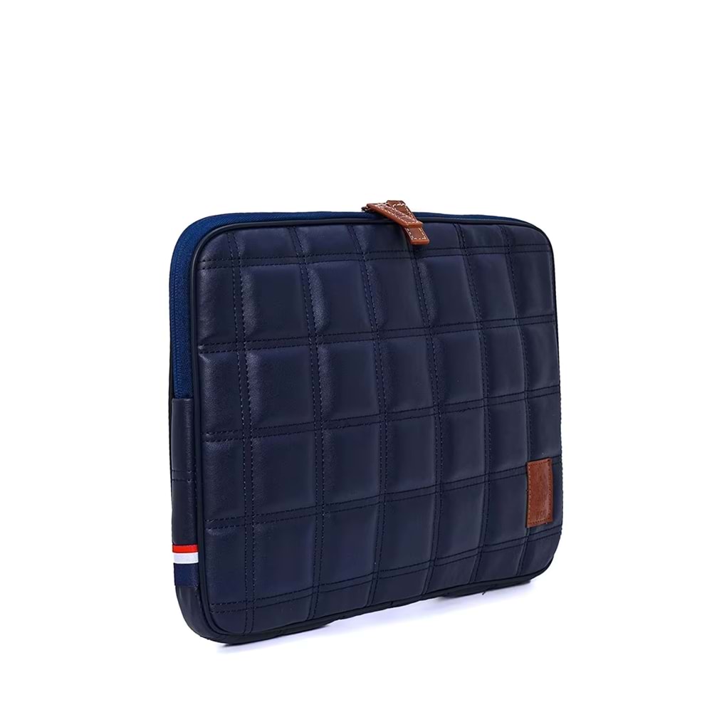 Us Polo Deri Tablet Çantası Lacivert