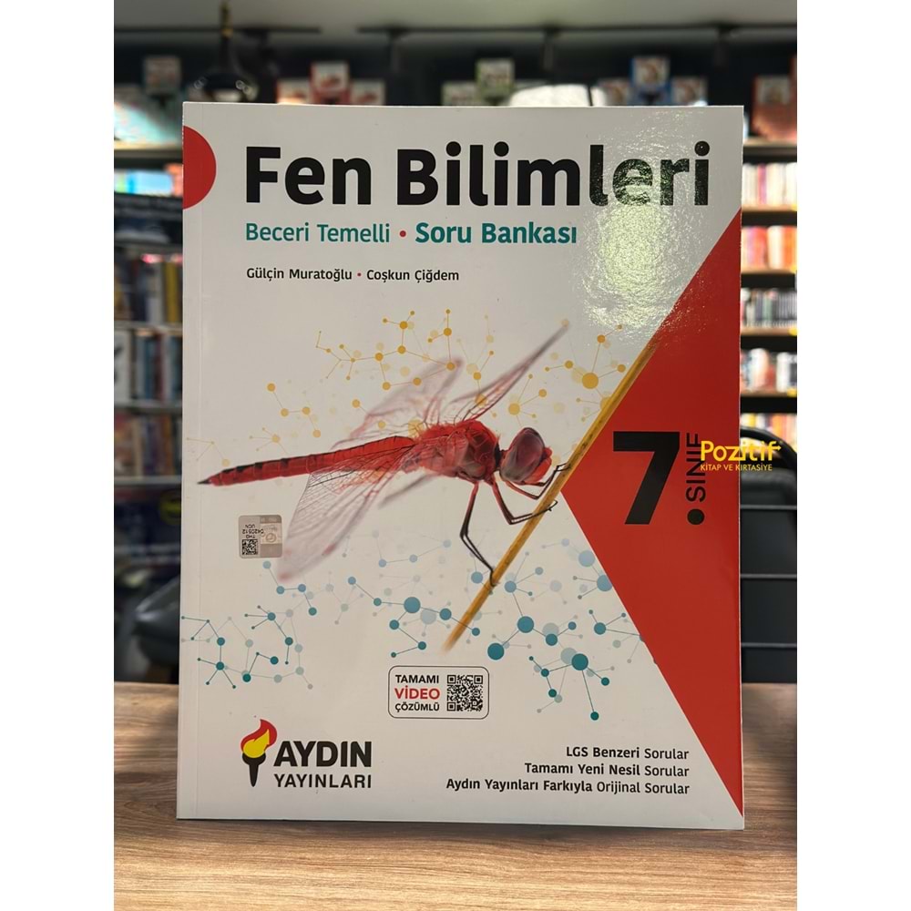7. Sınıf Fen Bilimleri Beceri Temelli Soru Bankası Aydın Yayınları