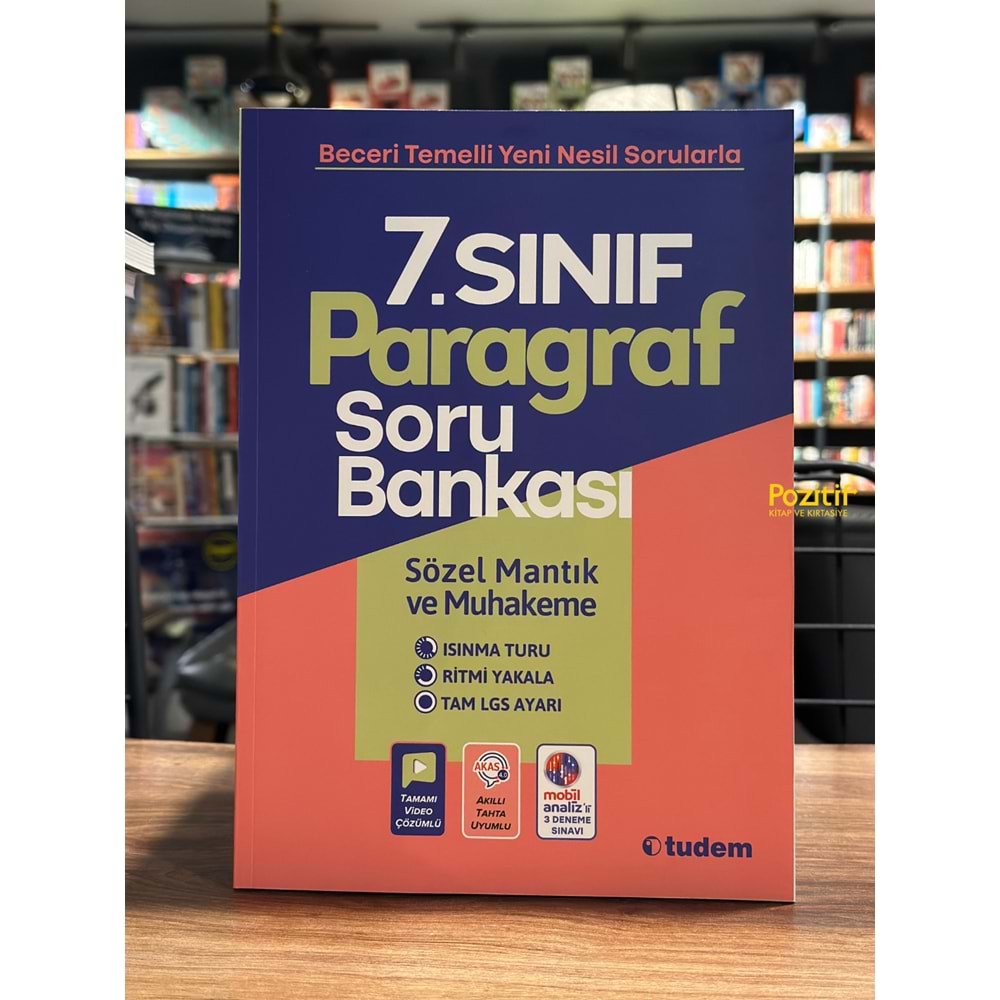 7. Sınıf Paragraf Soru Bankası Tudem Eğitim