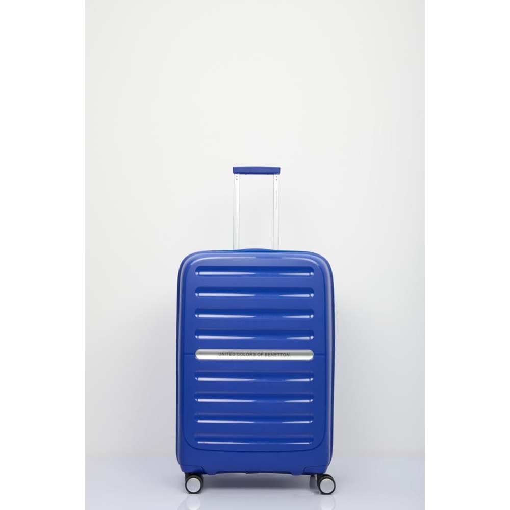 Benetton Trolley Valiz Mavi Orta Boy 14BNT1000-02-M
