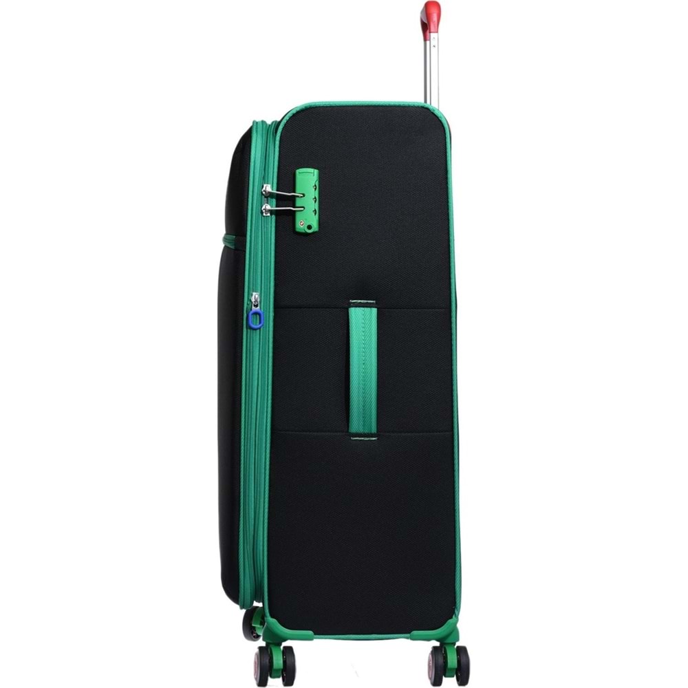 Benetton 14bnt2100-01-s Trolley 70 Cm Siyah Büyük Boy Valiz